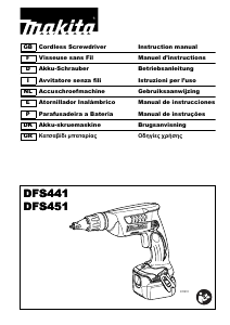 Manual Makita DFS441 Screw Driver