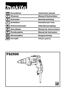 Manual Makita FS2500 Screw Driver