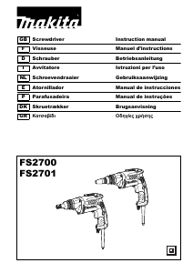 Handleiding Makita FS2700 Schroefmachine