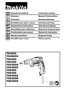 Manuale Makita FS4000 Avvitatore