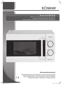 Instrukcja Bomann MW 1226 CB Kuchenka mikrofalowa