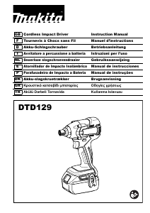 Manual Makita DTD129 Impact Wrench