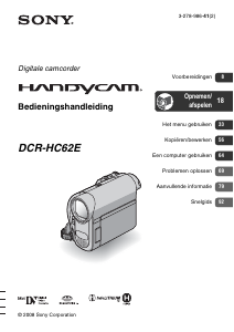 Handleiding Sony DCR-HC62E Camcorder