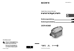 Bedienungsanleitung Sony DCR-HC90E Camcorder