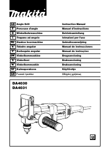 Manual de uso Makita DA4030 Atornillador taladrador