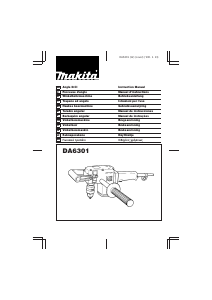 Manual de uso Makita DA6301 Atornillador taladrador