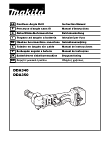 Manual de uso Makita DDA350 Atornillador taladrador