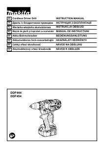 Instrukcja Makita DDF444 Wiertarko-wkrętarka