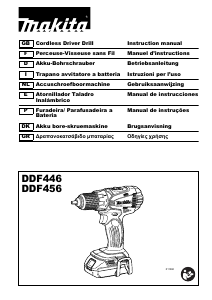 Manuale Makita DDF446 Trapano avvitatore