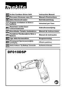 Bedienungsanleitung Makita DF010DSP Bohrschrauber