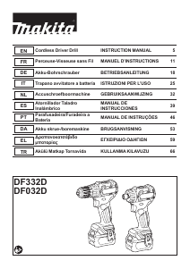 Manual Makita DF032D Drill-Driver