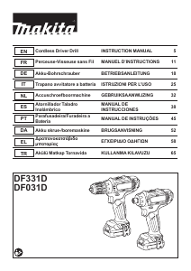 Bedienungsanleitung Makita DF331D Bohrschrauber