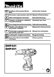 Manual de uso Makita DHP441 Atornillador taladrador