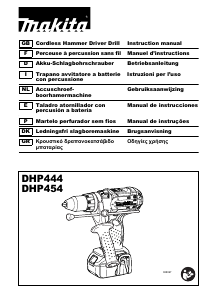 Manual de uso Makita DHP444 Atornillador taladrador