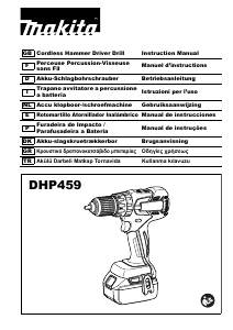 Mode d’emploi Makita DHP459 Perceuse visseuse