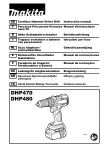 Manual de uso Makita DHP470 Atornillador taladrador