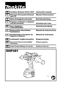 Bedienungsanleitung Makita DHP481 Bohrschrauber