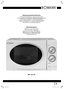 Manual Bomann MW 1243 CB Microwave