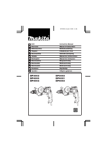 Manuale Makita DP3002 Trapano avvitatore