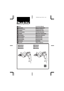 Brugsanvisning Makita DP4002 Bore-skruemaskine