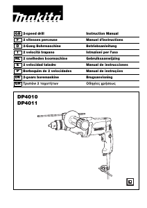 Manual de uso Makita DP4010 Atornillador taladrador