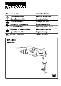 Manuale Makita DP4011 Trapano avvitatore