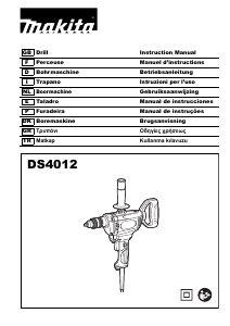 Manuale Makita DS4012 Trapano avvitatore