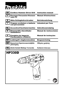 Brugsanvisning Makita HP330D Bore-skruemaskine