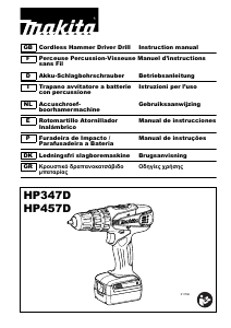 Brugsanvisning Makita HP457D Bore-skruemaskine