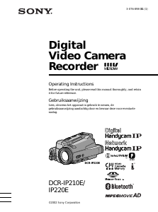 Manual Sony DCR-IP210E Camcorder