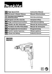 Mode d’emploi Makita M6500 Perceuse visseuse