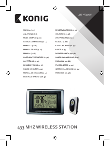Brugsanvisning König KN-WS400N Vejrstation