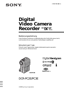 Manuale Sony DCR-PC2E Videocamera