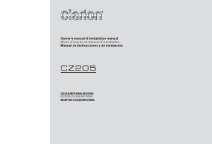 Handleiding Clarion CZ205 Autoradio