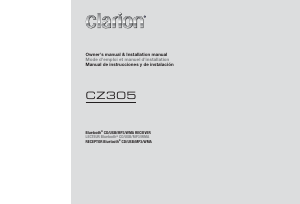 Handleiding Clarion CZ305 Autoradio