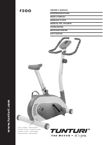 Manual Tunturi F200 Exercise Bike