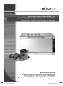 Instrukcja Bomann MWG 1211 H CB Kuchenka mikrofalowa