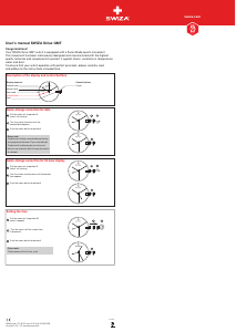 Handleiding Swiza Siriuz GMT Horloge