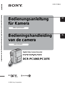 Bedienungsanleitung Sony DCR-PC106E Camcorder