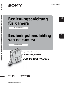 Handleiding Sony DCR-PC107E Camcorder