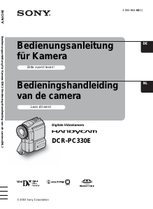 Bedienungsanleitung Sony DCR-PC330E Camcorder