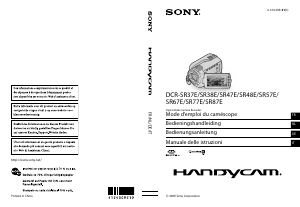 Manuale Sony DCR-SR37E Videocamera