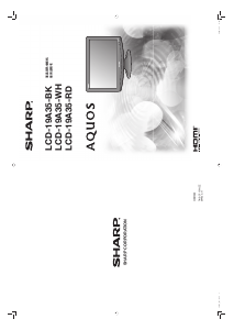 说明书 夏普AQUOS LCD-19A35-RD液晶电视