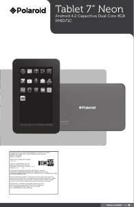 Manual de uso Polaroid PMID71C Tablet