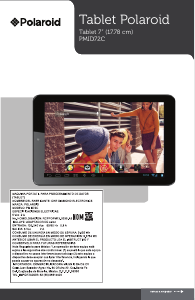 Manual de uso Polaroid PMID72C Tablet