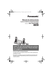 Manual de uso Panasonic KX-TG9322ME Teléfono inalámbrico