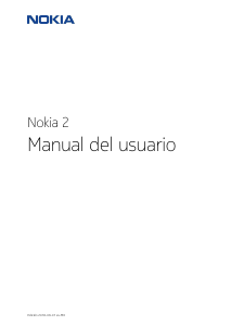 Manual de uso Nokia 2 Teléfono móvil