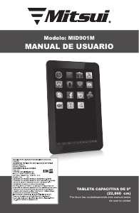 Manual de uso Mitsui MID901M Tablet