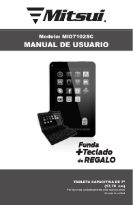 Manual de uso Mitsui MID7102SC Tablet