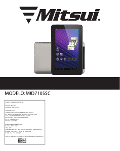 Manual de uso Mitsui MID7105SC Tablet